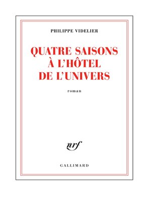 cover image of Quatre saisons à l'Hôtel de l'Univers